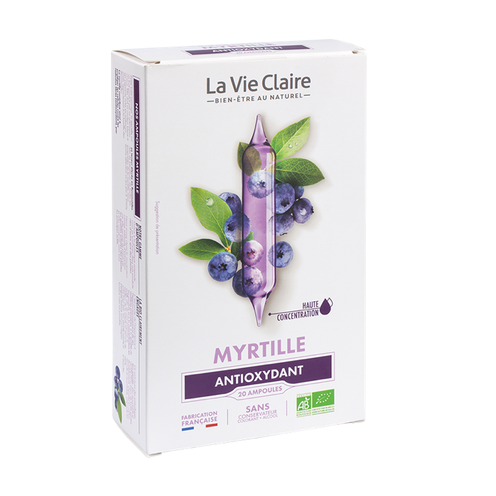 Bilberry organic 20 phials - antioxidant - La Vie Claire